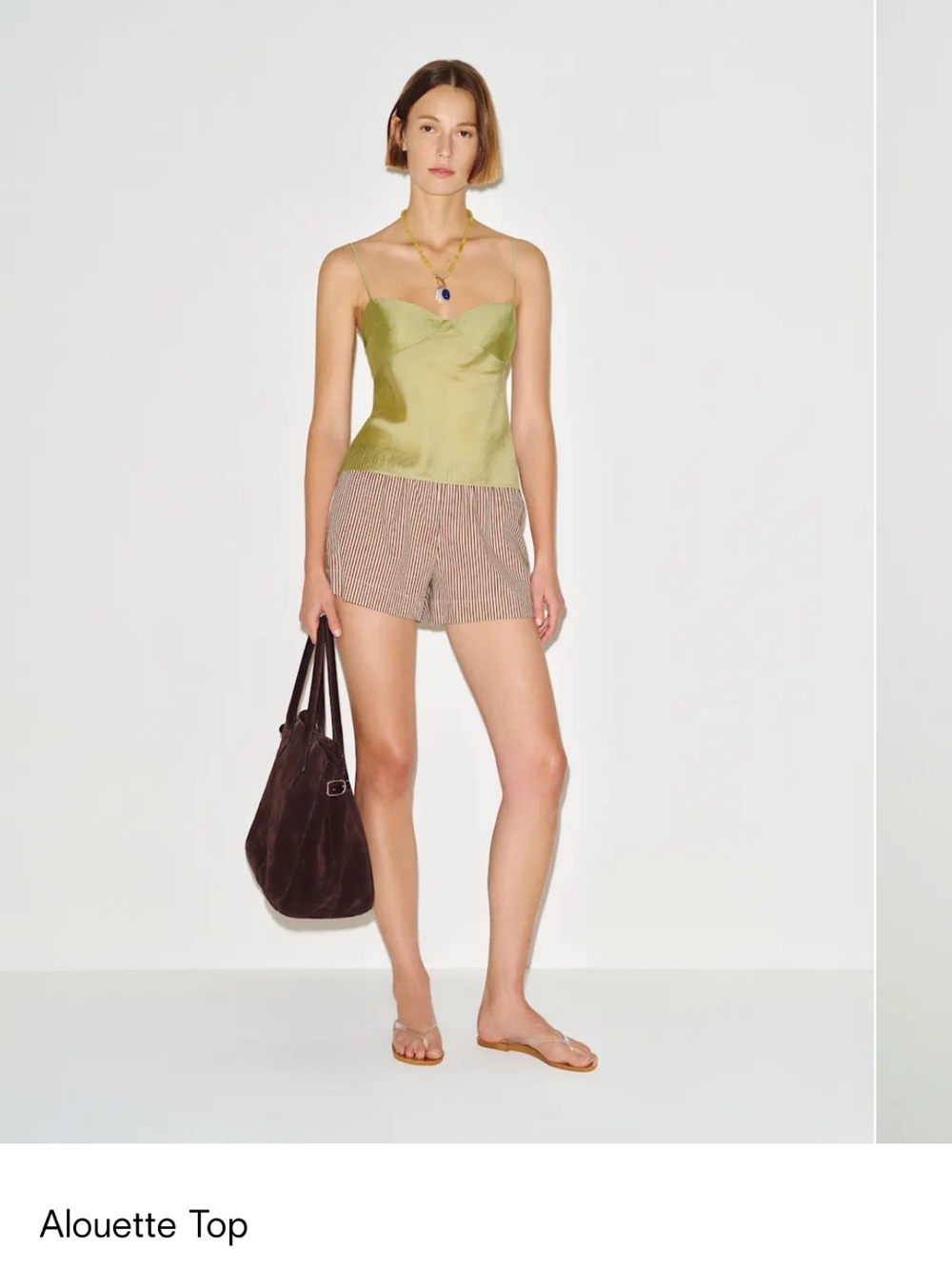 Alouette Top Reformation Green Top